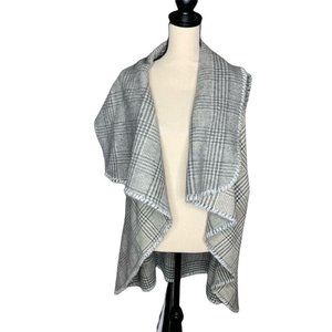 Juliette Jake White Grey Plaid Sleeveless Knit Sweater Women's Size 48